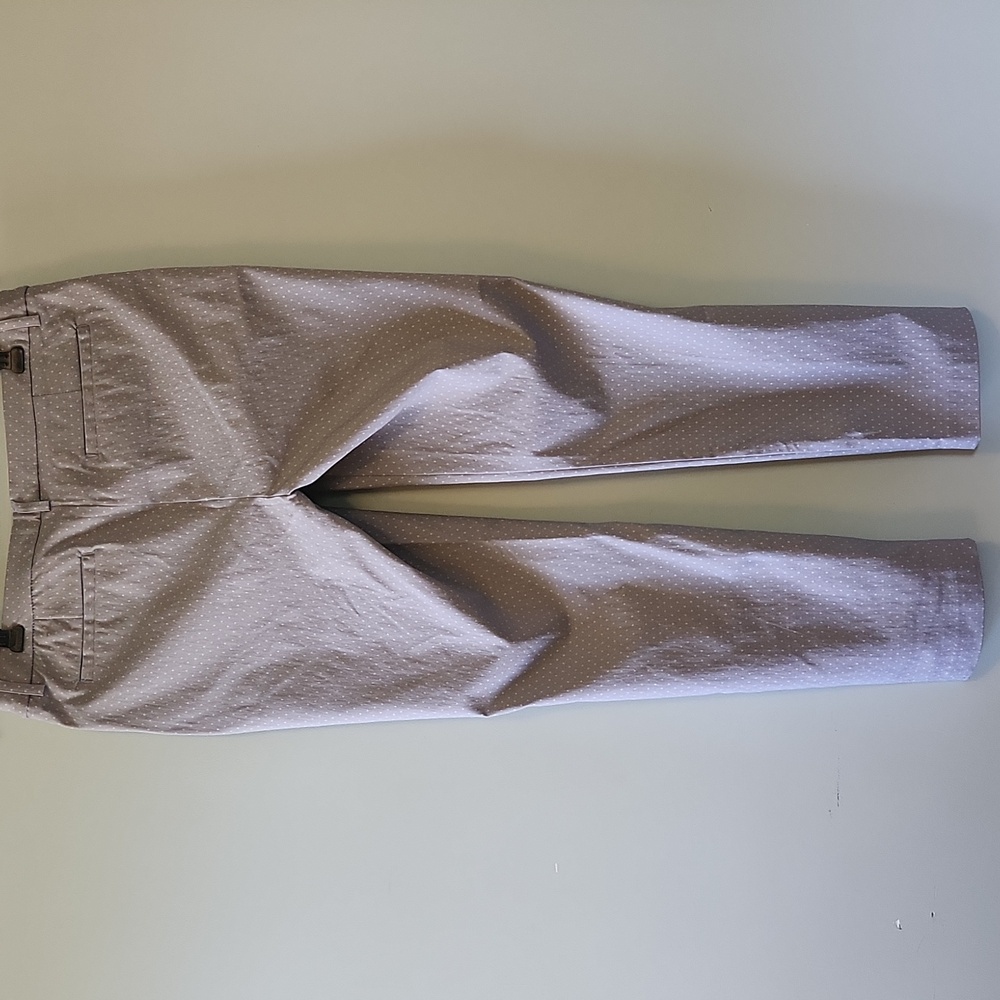Eliane Rose Grey Polka Dot Stretch Trousers – Work to Weekend Chic - Picture 2 of 11
